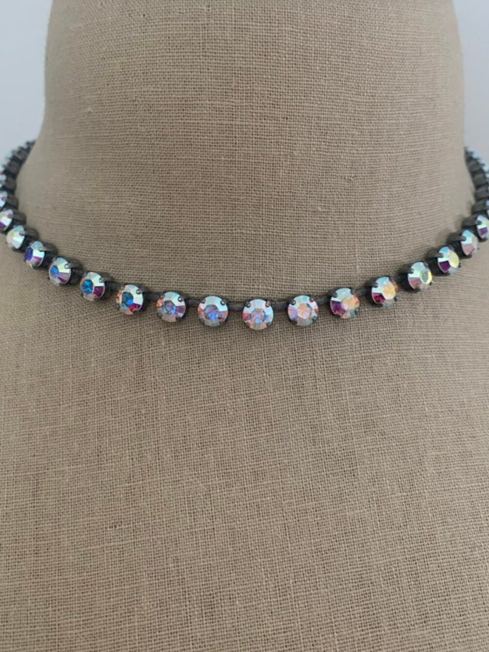 Sabika AB Iridescent Necklace